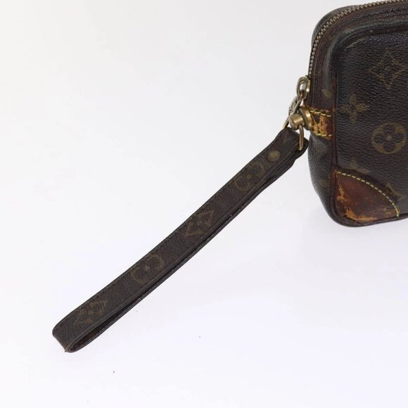 LOUIS VUITTON Monogram Marly Dragonne PM Clutch Bag - Picture 11 of 15